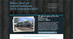 Desktop Screenshot of mcadamsdental.com
