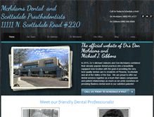 Tablet Screenshot of mcadamsdental.com